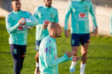 Brezilya Millî Futbol Takımı transferi sırasında Brezilya 'dan Fabinho, 2022 Dünya Kupası finalinden önce Katar' da, Juventus Eğitim Merkezi 'nde, 16 Kasım 2022, Torino, İtalya. Fotoğraf: Nderim Kaceli - Fotoğraf: Nderim Kaceli / LiveMedi