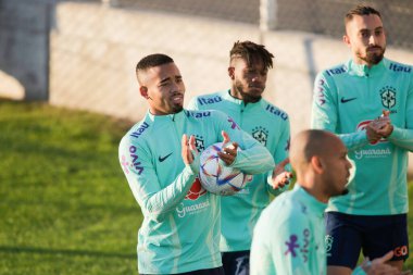 Brezilya Millî Futbol Takımı 2022 Dünya Kupası finali öncesinde Brezilya 'lı Gabriel Jesus, 16 Kasım 2022' de Katar 'daki Juventus Eğitim Merkezi' nde, Torino, İtalya 'da. Fotoğraf: Nderim Kaceli - Fotoğraf: Nderim Kaceli / LiveMedi