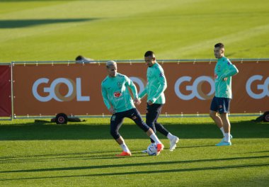 Brezilya Millî Futbol Takımı transı sırasında Brezilyalı Antony, 2022 Dünya Kupası 'nın final aşamasından önce Katar' da Juventus Eğitim Merkezi 'nde, 16 Kasım 2022' de, Torino, İtalya 'da. Fotoğraf: Nderim Kaceli - Fotoğraf: Nderim Kaceli / LiveMedi