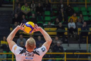Mikko Esko (Ford Levoranta Sastamala) Voleybol CEV Cup Erkekler Modena Volley 'e karşı Ford Levoranta Sastamala Modena, İtalya' daki Pala Panini 'de, 16 Kasım 2022 - Fotoğraf: Fabio Patami