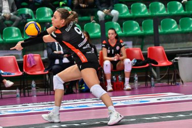 Giorgia Quarchion (Cbf Balducci Hr Macerata), İtalyan Serisi A1 Kadınlar karşılaşmasında Cuneo Granda Volley ile CBF Balducci H.R. Macerata, Cuneo, İtalya 'daki Pala Ubi Banca' da, 16 Kasım 2022 - Fotoğraf: Danilo Vig
