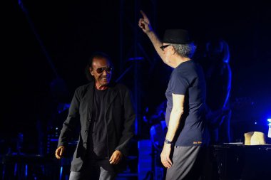 Antonello Venditti ve Francesco De Gregori, 18 Kasım 2022 'de İtalya' nın başkenti Roma 'daki Oditoryum Parco della Musica' da gerçekleştirilmiştir. - Fotoğraf: Domenico Cippitelli / LiveMedi