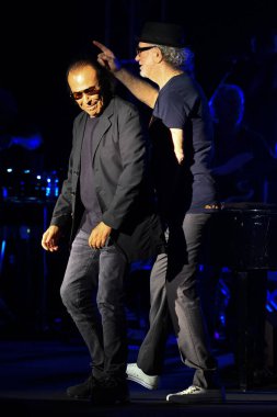 Antonello Venditti ve Francesco De Gregori, 18 Kasım 2022 'de İtalya' nın başkenti Roma 'daki Oditoryum Parco della Musica' da gerçekleştirilmiştir. - Fotoğraf: Domenico Cippitelli / LiveMedi