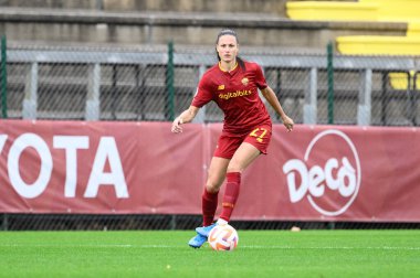 19 Kasım 2022 'de Tre Fontane Stadyumu' nda oynanan İtalya Futbol Şampiyonası Ligi A Women 2022 / 2023 karşılaşmasında Beata Kollmat (AS Roma Kadını) AS Roman Kadınlar UC Sampdoria 'ya karşı oynamıştır. - Fotoğraf: Fabrizio Corradetti / LiveMedi