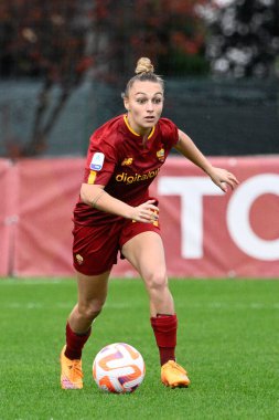 Giada Greggi (AS Roma Kadını), 19 Kasım 2022 'de Tre Fontane Stadyumu' nda AS Roman Kadınlar vs UC Sampdoria arasında oynanan İtalya Futbol Şampiyonası Ligi 2022 / 2023 karşılaşmasında. - Fotoğraf: Fabrizio Corradetti / LiveMedi