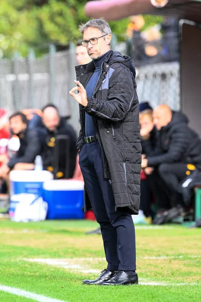 Antonio Cincotta Coach Sampdoria Durante Partido Liga Femenina 2022 2023 — Foto de Stock