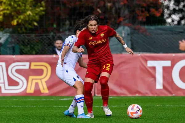 Elena Linari Roma Women 在2022 2023年意大利足球锦标赛A女足联赛 Italian Football Championship League — 图库照片