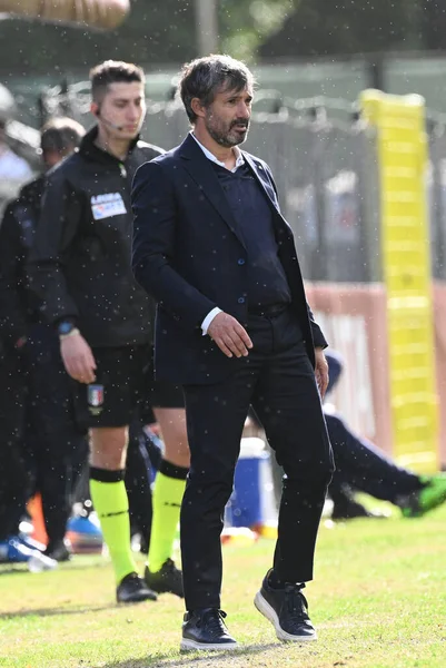 Alessandro Spugna Προπονητής Roma Women Κατά Διάρκεια Του Ιταλικού Πρωταθλήματος — Φωτογραφία Αρχείου