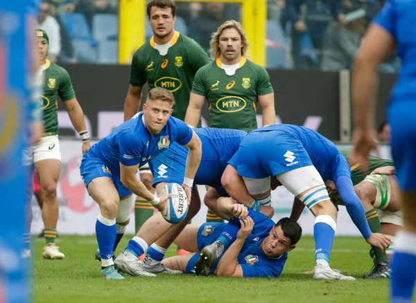 stock image Stephen Varney of Italy during the ANS - Autumn Nations Series Italy, rugby match between Italy and South Africa on 19 November 2022 at Luigi Ferrarsi Stadium in Genova, Italy. Photo Nderim Kaceli - Credit: Nderim Kaceli/LiveMedi