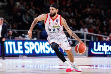Kassius Robertson (Unahotels Pallacanestro Reggiana) İtalya Basketbol Şampiyonası sırasında UNAHOTELS Reggio Emilia 'ya karşı Tezenis Verona, Reggio Emilia, İtalya' da PalaBigi 'de, 20 Kasım 2022 - Fotoğraf: Nicholas Russ