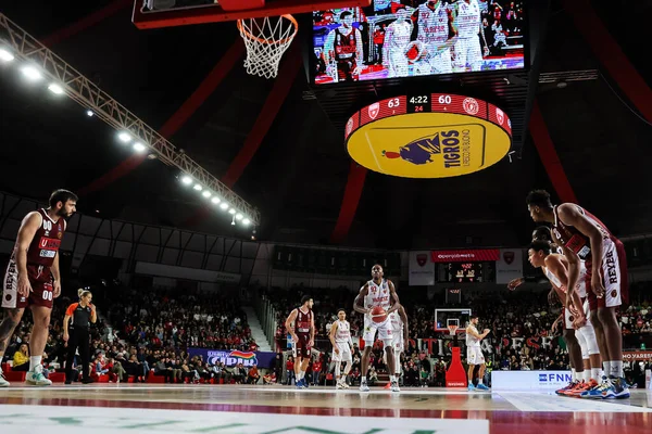 Jaron Johnson Pallacanestro Varese Openjobmetis Acción Durante Lba Lega Basket — Foto de Stock