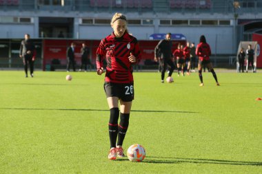 Dubcova Michaela (Ac Milan) İtalyan futbol takımı Serie A Women maçında ısınma turu AC Milan - Como Women maçında İtalya 'nın Vismara stadyumunda, 20 Kasım 2022 - Fotoğraf: Andrea Marango
