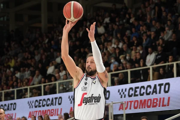 Marco Belinelli Virtus Segafredo Bologna Durante Campeonato Italiano Baloncesto Serie — Foto de Stock