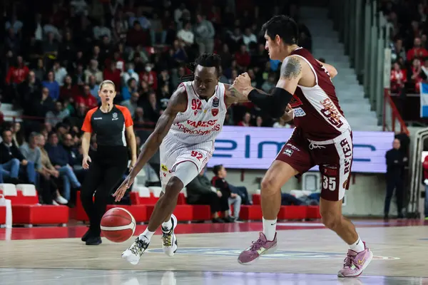 Jaron Johnson Pallacanestro Varese Openjobmetis Acción Durante Lba Lega Basket — Foto de Stock