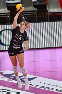 Victoria Dilfer (Bartoccini-Fortinfissi Perugia) 20 Kasım 2022 'de İtalya Voleybol Ligi' nde Cuneo Granda Volley ile Cuneo-Fortinfissi Perugia Pala Ubi Banca maçında karşılaştı.