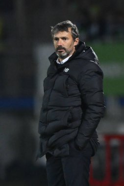 AS Roman Kadınları 'ndan Alessandro Spugna, UEFA Kadınlar Şampiyonlar Ligi B Grubu' nun A.S. Romanlar ve VfL Wolfsburg arasındaki grup safhasının üçüncü gününde 23 Kasım 2022 'de İtalya' nın Latina kentinde bulunan Stadio Domenico Francioni 'de. - Fotoğraf: Domenico Cipp