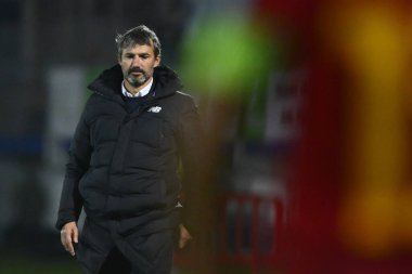 AS Roman Kadınları 'ndan Alessandro Spugna, UEFA Kadınlar Şampiyonlar Ligi B Grubu' nun A.S. Romanlar ve VfL Wolfsburg arasındaki grup safhasının üçüncü gününde 23 Kasım 2022 'de İtalya' nın Latina kentinde bulunan Stadio Domenico Francioni 'de. - Fotoğraf: Domenico Cipp