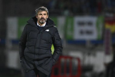 AS Roman Kadınları 'ndan Alessandro Spugna, UEFA Kadınlar Şampiyonlar Ligi B Grubu' nun A.S. Romanlar ve VfL Wolfsburg arasındaki grup safhasının üçüncü gününde 23 Kasım 2022 'de İtalya' nın Latina kentinde bulunan Stadio Domenico Francioni 'de. - Fotoğraf: Domenico Cipp