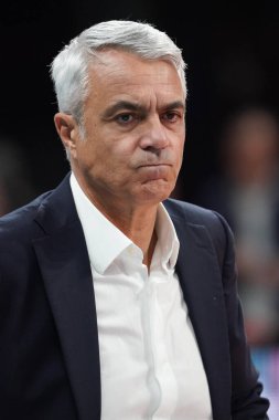 Anastasi andrea (koç bey güvenlik susa perugia) İtalyan Serie A Erkekler Süper Ligi Şampiyonası sırasında Sör Susa Perugia ile Leo Shoes Modena arasında Perugia, İtalya 'da Pala Barton' da, 24 Kasım 2022 - Fotoğraf: Loris Cerquiglin