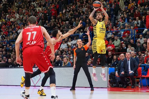 Scottie Wilbekin Fenerbahce Beko Istanbul Během Basketbalového Mistrovství Euroligy Ea7 — Stock fotografie