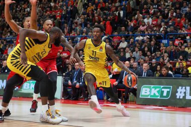 Nigel Hayes-Davis (Fenerbahçe Beko İstanbul) basketbol Euroleague Şampiyonası EA7 Emporio Armani Milano Fenerbahçe Beko 'ya karşı Milano, İtalya Assago Forumu' nda, 24 Kasım 2022 - Fotoğraf: Savino Paolell