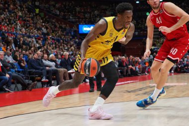 Nigel Hayes-Davis (Fenerbahçe Beko İstanbul) basketbol Euroleague Şampiyonası EA7 Emporio Armani Milano Fenerbahçe Beko 'ya karşı Milano, İtalya Assago Forumu' nda, 24 Kasım 2022 - Fotoğraf: Savino Paolell