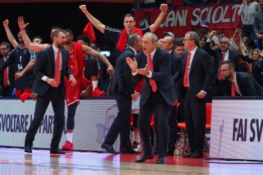 Ettore Messina, teknik direktör EA7 Emporio Armani Olimpia Milano basketbol Euroleague Şampiyonası 'nda EA7 Emporio Armani Milano Fenerbahçe Beko' ya karşı, Assago Forumu, İtalya, 24 Kasım 2022 - Fotoğraf: Savino Paolell