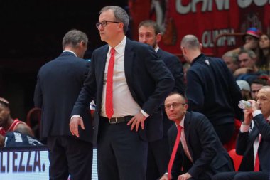 Fioretti, yardımcı antrenör EA7 Olimpia Milano basketbol Euroleague Şampiyonası EA7 Emporio Armani Milano Fenerbahçe Beko 'ya karşı Milano Assago Forumu' nda, 24 Kasım 2022 - Fotoğraf: Savino Paolell