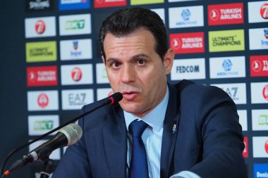 Dimitris Itoudis, teknik direktör Fenerbahçe Beko İstanbul basketbol Euroleague Şampiyonası EA7 Emporio Armani Milano Fenerbahçe Beko 'ya karşı Milano Assago Forumu' nda, 24 Kasım 2022 - Fotoğraf: Savino Paolell