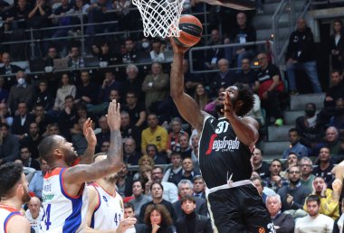Semi Ojeleye (Segafredo Virtus Bologna) Euroleague basketbol şampiyonası maçında. Segafredo Virtus Bologna - Bologna Anadolu Efes Istanbul - Bologna, 25 Kasım 2022, Paladozza Spor Sarayı - Fotoğraf: Michele Nucci / LiveMedi