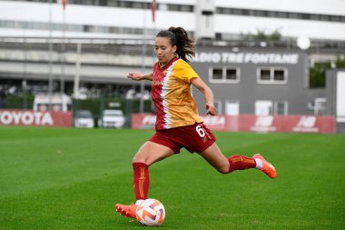 Elin Landstorm (AS Roma Kadınları), 26 Kasım 2022 'de Tre Fontane Stadyumu' nda AS Roman Kadınları - Pomigliano Calcio arasında oynanan İtalya Futbol Şampiyonası Ligi 2022 / 2023 karşılaşmasında. - Fotoğraf: Fabrizio Corradetti / LiveMedi