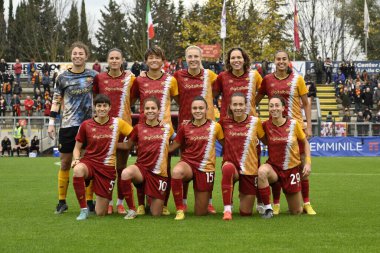 A.S. Roman Kadınlar ve Pomigliano Calcio Femminile arasında düzenlenen Serie A Şampiyonası 'nın 10. gününde, 26 Kasım 2022' de İtalya 'nın başkenti Roma' da Tre Fontane Stadyumu 'nda ROMA takımı olarak görev yaptı. - Fotoğraf: Domenico Cippitelli / LiveMedi