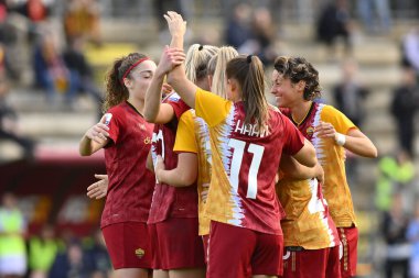 AS Roman Kadınları 'ndan Valentina Giacinti, 26 Kasım 2022' de İtalya 'nın başkenti Roma' da düzenlenen A.S. Roman Kadınlar ve Pomigliano Calcio Femminile arasındaki 10. - Fotoğraf: Domenico Cippitelli / LiveMedi