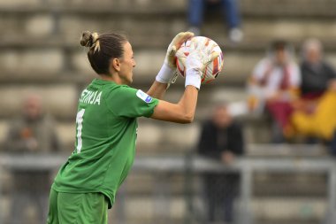 Pomigliano Calcio Femminile takımından Sara Cetinja, 26 Kasım 2022 'de İtalya' nın başkenti Roma 'da düzenlenen A.S. Roman Kadınlar ve Pomigliano Calcio Femminile arasındaki 10. - Fotoğraf: Domenico Cippitelli / Live