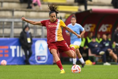 AS Roman Kadınları 'ndan Andressa Alves, 26 Kasım 2022' de İtalya 'nın Roma kentinde düzenlenen A.S. Roman Kadınları ve Pomigliano Calcio Femminile arasındaki 10. - Fotoğraf: Domenico Cippitelli / LiveMedi