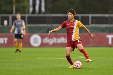 AS Roman Kadınları 'ndan Moeka Minami, 26 Kasım 2022' de İtalya 'nın Roma kentinde düzenlenen A.S. Roman Kadınları ve Pomigliano Calcio Femminile arasındaki 10. - Fotoğraf: Domenico Cippitelli / LiveMedi