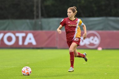 AS Roman Kadınları 'ndan Manuela Giugliano, 26 Kasım 2022' de İtalya 'nın başkenti Roma' da düzenlenen A.S. Roman Kadınları ve Pomigliano Calcio Femminile arasındaki 10. - Fotoğraf: Domenico Cippitelli / LiveMedi