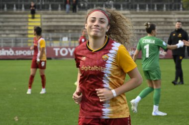 AS Roman Kadınları 'ndan Benedetta Glionna, 26 Kasım 2022' de İtalya 'nın başkenti Roma' da düzenlenen A.S. Roman Kadınlar ve Pomigliano Calcio Femminile arasındaki 10. - Fotoğraf: Domenico Cippitelli / LiveMedi