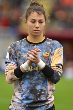 AS Roman Kadınları Camelia Ceasar, 26 Kasım 2022 'de İtalya' nın başkenti Roma 'da düzenlenen A.S. Roman Kadınları ve Pomigliano Calcio Femminile arasında düzenlenen 10. - Fotoğraf: Domenico Cippitelli / LiveMedi