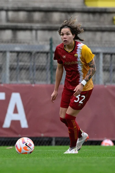 stock image Elena Linari (AS Roma Women) during the Italian Football Championship League A Women 2022/2023 match between AS Roma Women vs Pomigliano Calcio at the Tre Fontane stadium on 26 November 2022. - Credit: Fabrizio Corradetti/LiveMedi