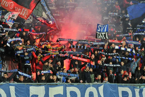 Fani Pizy Podczas Włoskiej Piłki Nożnej Serie Mecz Pisa Ternana — Zdjęcie stockowe
