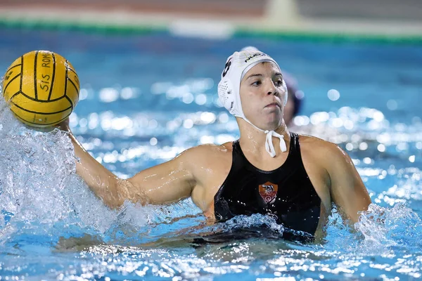 Chira Ranalli Sis Roma Tijdens Waterpolo Italiaanse Serie Vrouwen Matchen — Stockfoto