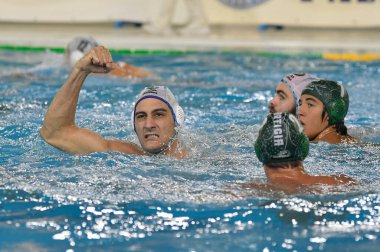 Giuseppe Valentino (Pallanuoto Trieste) Waterpolo İtalyan Serie A maçında Pallanuoto Trieste-CC Ortigia maçı, Trieste, İtalya, 26 Kasım 2022 - Fotoğraf: Marco Todar