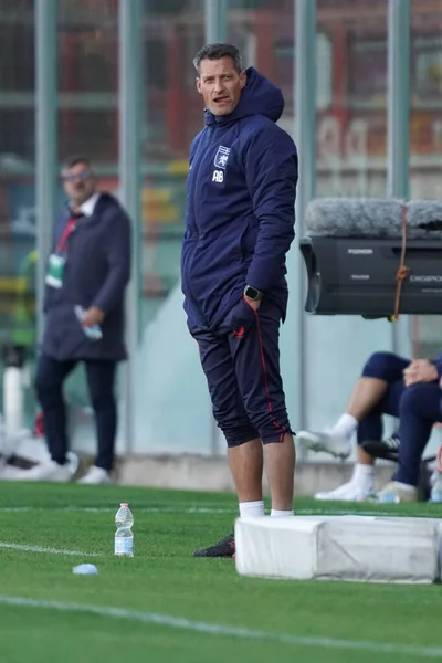 Blessin Alexander Coach Genoa Cfc Podczas Włoskiej Piłki Nożnej Serie — Zdjęcie stockowe