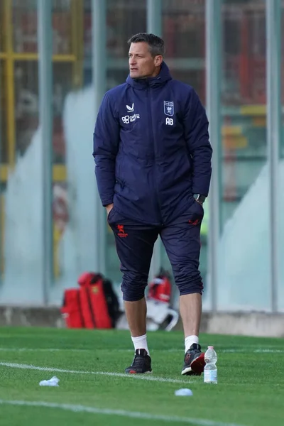 Blessin Alexander Coach Genoa Cfc Durante Partido Fútbol Italiano Serie — Foto de Stock