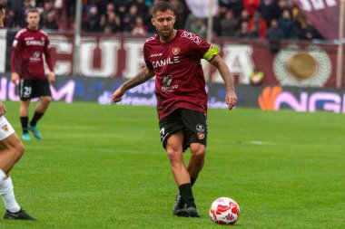 Menez Jeremy Reggina, İtalya 'nın Reggio Calabria şehrindeki Oreste Granillo Stadyumu' nda 27 Kasım 2022 - Valentina Giannetton