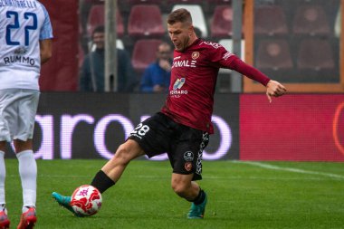 Gagliolo Riccardo Reggina İtalyan futbolu serisi B maçında portresi Reggina 1914 - Benevento Calcio maçı Reggio Calabria, İtalya 'daki Oreste Granillo stadyumunda, 27 Kasım 2022 - Fotoğraf: Valentina Giannetton