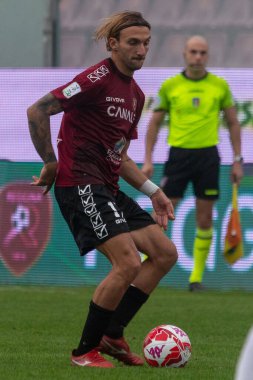 Di Chiara Gianluca Reggina İtalya Serie B maçında Reggina 1914 - Benevento Calcio maçı sırasında İtalya 'nın Reggio Calabria şehrindeki Oreste Granillo stadyumunda 27 Kasım 2022 - Fotoğraf: Valentina Giannetton