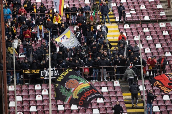 stock image Fans of Benevento  during Italian soccer Serie B match Reggina 1914 vs Benevento Calcio at the Oreste Granillo stadium in Reggio Calabria, Italy, November 27, 2022 - Credit: Valentina Giannetton