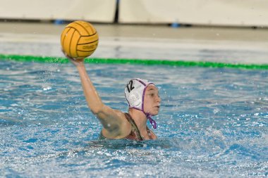 Roberta Santapaola (Pallanuoto Trieste) Waterpolo İtalyan Serie A1 kadınları Pallanuoto Trieste-Bogliasco 1951 maçı sırasında İtalya 'nın Trieste kentinde, 26 Kasım 2022 - Fotoğraf: Marco Todar